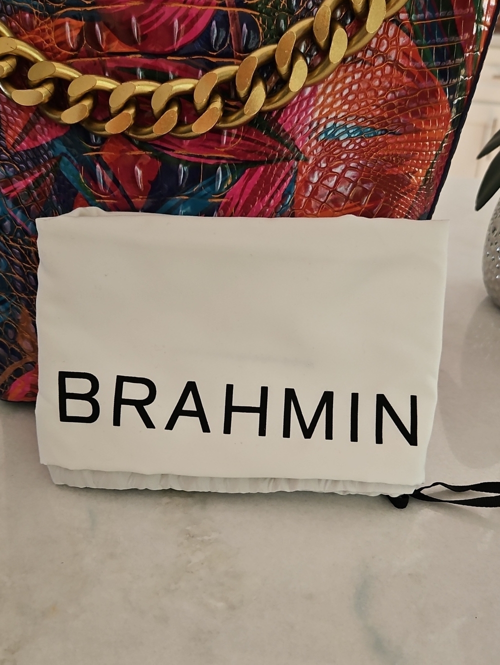 Brahmin Lush Shira Croc Embossed Tote - Picture 10 of 12